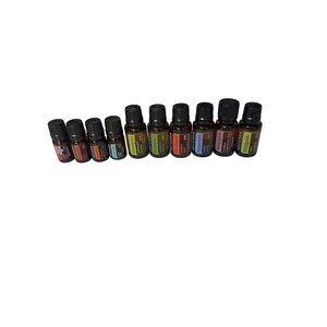 doTERRA Expired Essential Oil Lot Of 10 Bottles 5-15mL Peppermint Rosemary On Gu